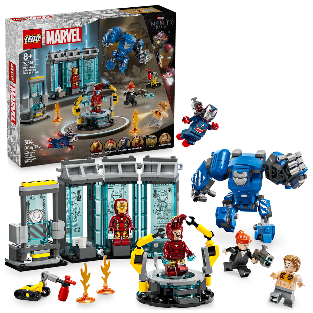 76315 Iron Man's Laboratory: Hall of Armor (Case of )