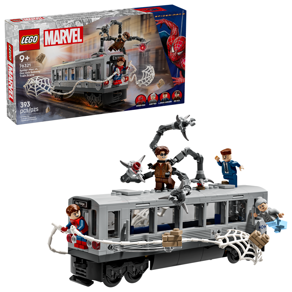 76321 Spider-Man vs. Doc Ock Subway Train Scene (Case of 3)