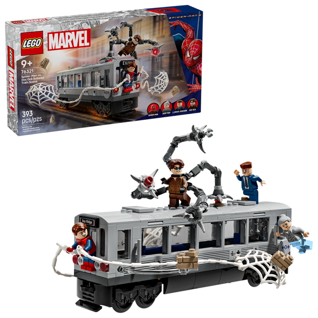76321 Spider-Man vs. Doc Ock Subway Train Scene (Case of 3)
