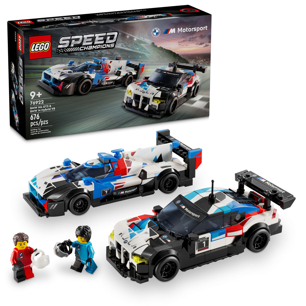 76922 BMW M4 GT3 & BMW M Hybrid V8 Race Cars (Case of 2)