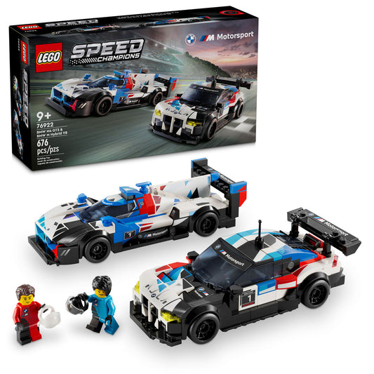 76922 BMW M4 GT3 & BMW M Hybrid V8 Race Cars (Case of 2)