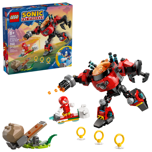 77005 Knuckles vs. Dr. Eggman Egg Crusher Mech (Case of 4)