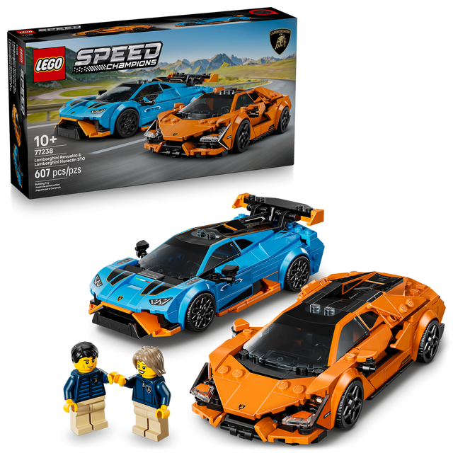 77238 Lamborghini Revuelto & Huracán STO (Case of 3)