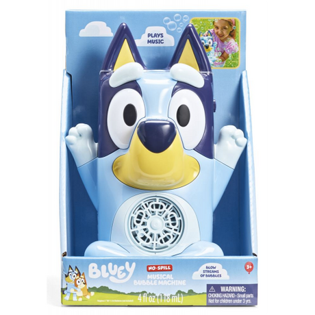 BLUEY - NO SPILL BUBBLE MACHINE (Case of 4)