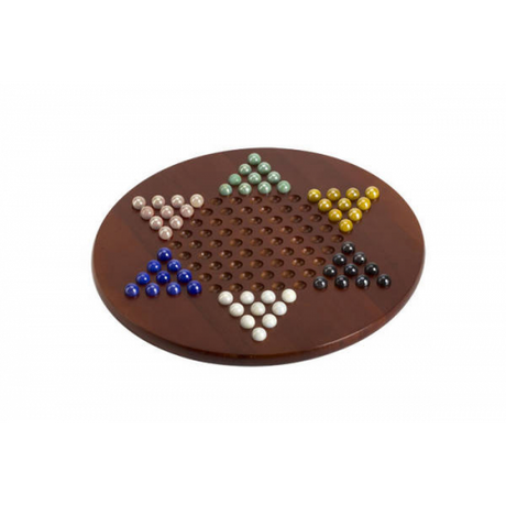 15" LARGE CHINESE CHECKERS W/ MARBLES (Case of 6)