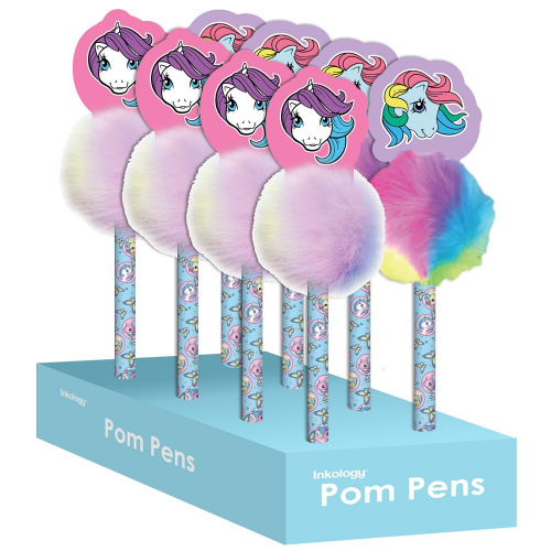 MY LITTLE PONY - 8pk POM POM PENS (Case of 8)