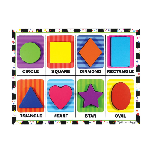 PUZZLE - CHUNKY - SHAPES  (8L) (Case of 6)