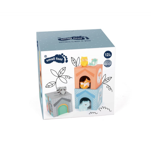 PASTEL ANIMALS STACKING TOWER (Case of 6)