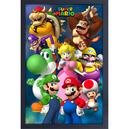 SUPER MARIO - GROUP - 11" x 17" GEL PRINT (Case of 6)