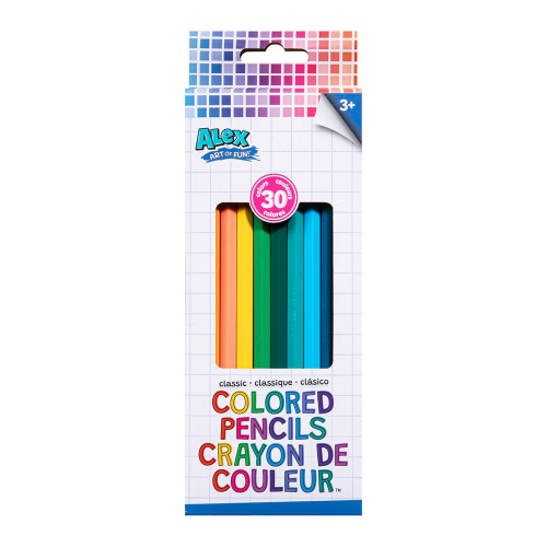ALEX - ART of FUN - COLORED PENCILS 30pk (Case of 12)