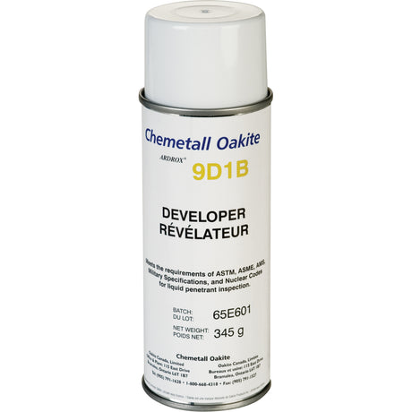 Ardrox® - 9D1B Non-Aqueous Developers, Aerosol Can
