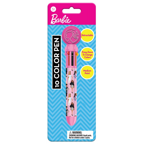 BARBIE - 10 COLOR - JUMBO PEN (Case of 12)
