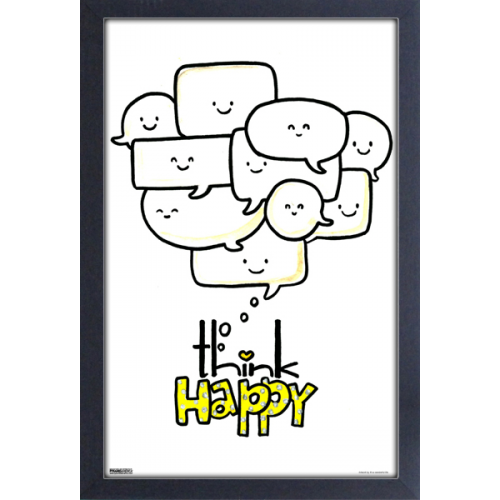 THINK HAPPY - 11" x 17" GEL PRINT (Case of 6)