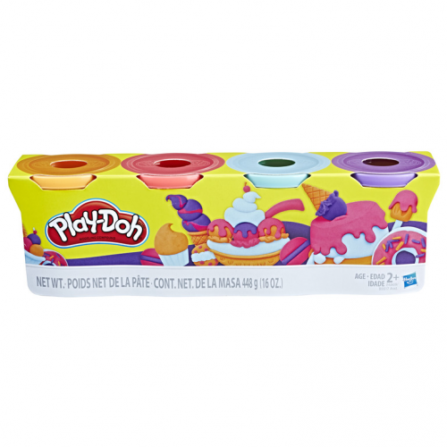 PLAY-DOH - 4pk Sleeve - 4oz - COLOUR ASST (Case of 8)