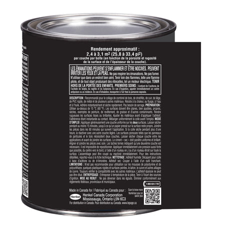 LePage Contact Cement, Light Amber Heavy Duty, 946 ml Can, Pack of 1 LePage