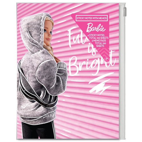 BARBIE - STICKY FLAGS & PADS (Case of 12)