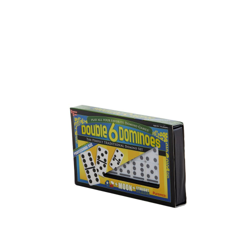 DOUBLE 6 - BLACK DOT - DOMINOES (Case of 24)