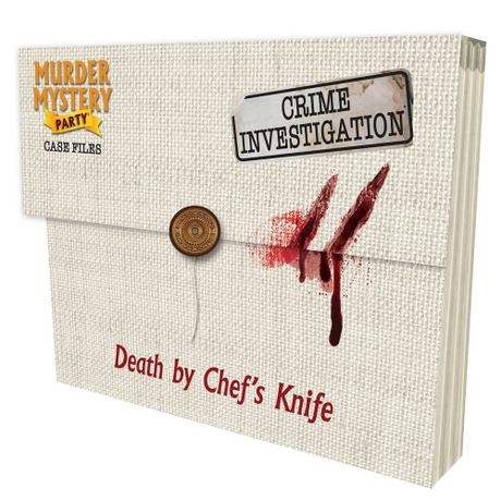 MURDER MYSTERY - CASE FILES - DEATH by CHEF's KNIFE (Case of 6)