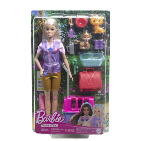 BARBIE - ANIMAL RESCUE & RECOVER PLAYSET (Case of 4)