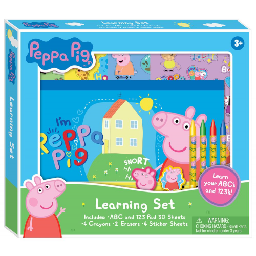 PEPPA PIG - LEARNING SETS (Case of 6)