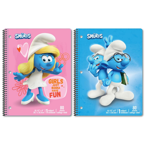 SMURFS - THEME BOOKS (Case of 12)