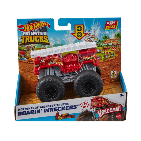 HOT WHEELS - MONSTER TRUCK - 1:43 ROARIN' WRECKERS ASST (Case of 4)
