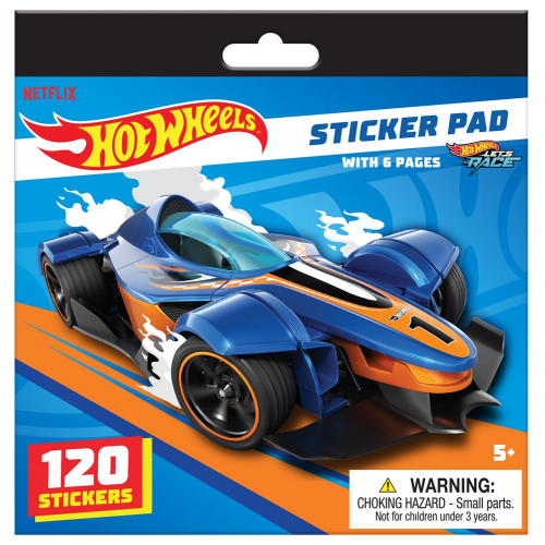 HOT WHEELS - STICKER PAD (Case of 6)