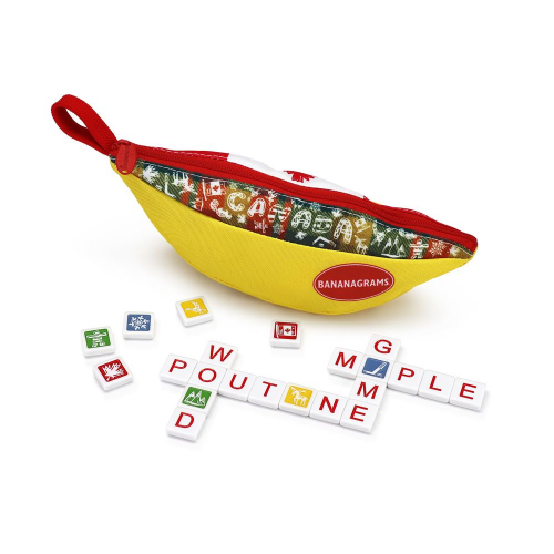 BANANAGRAMS - Classic ( w/ Bonus CANADIAN TILES ) (Case of 6)