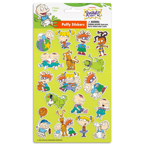 RUGRATS - PUFFY STICKERS (Case of 6)
