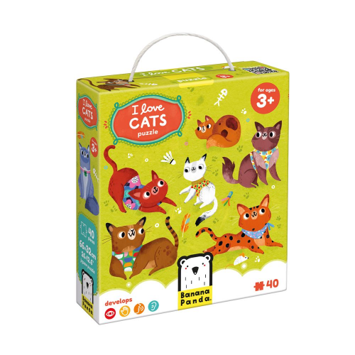 I LOVE CATS - 40pc PUZZLE (3+) (Case of 10)