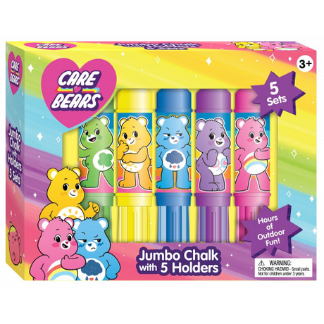 CARE BEARS - 5pk JUMBO CHALK (Case of 6)