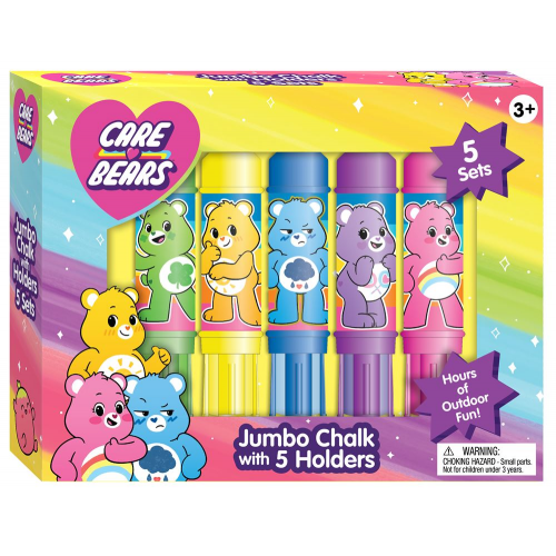CARE BEARS - 5pk JUMBO CHALK (Case of 6)