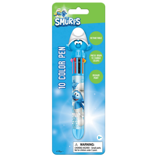 SMURFS - 10 COLOR - JUMBO PEN (Case of 12)