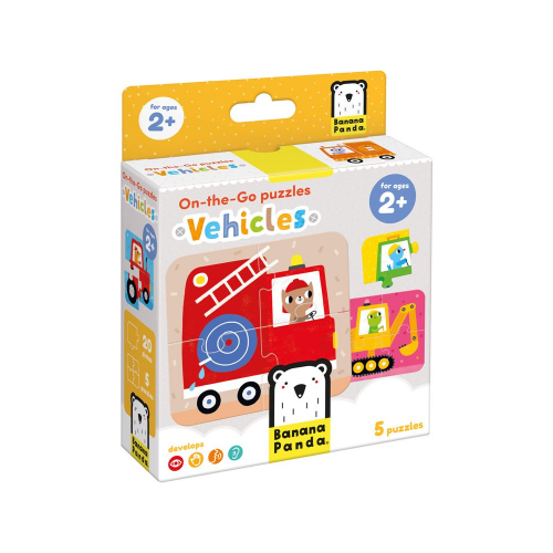 ON-THE-GO - 20pc PUZZLE - VEHICLES (2+) (Case of 24)