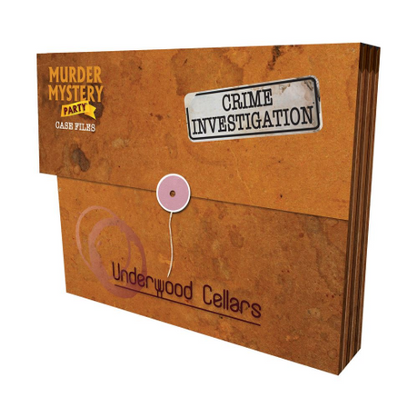 MURDER MYSTERY - CASE FILES - UNDERWOOD CELLARS (Case of 6)
