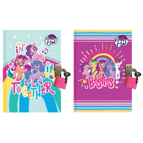 MY LITTLE PONY - DIARY with LOCK (Case of 8)