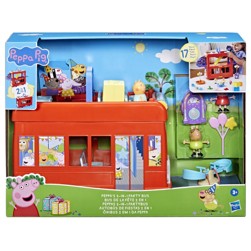 PEPPA PIG - PEPPAS 2 IN 1 PARTY BUS (Case of 2)