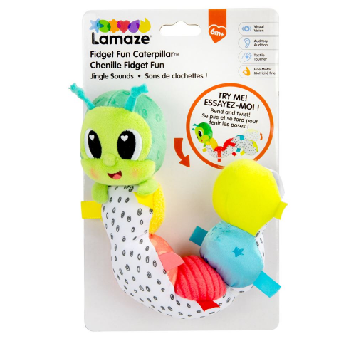 LAMAZE - FIDGET FUN CATERPILLAR (Case of 6)