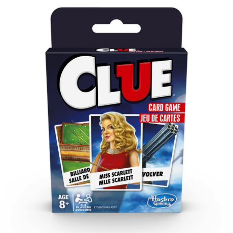 CLUE  - CARD GAME  ( Bilingual ) (Case of 8)