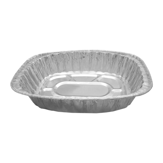 Foil Oval Roaster Pans - 50pcs