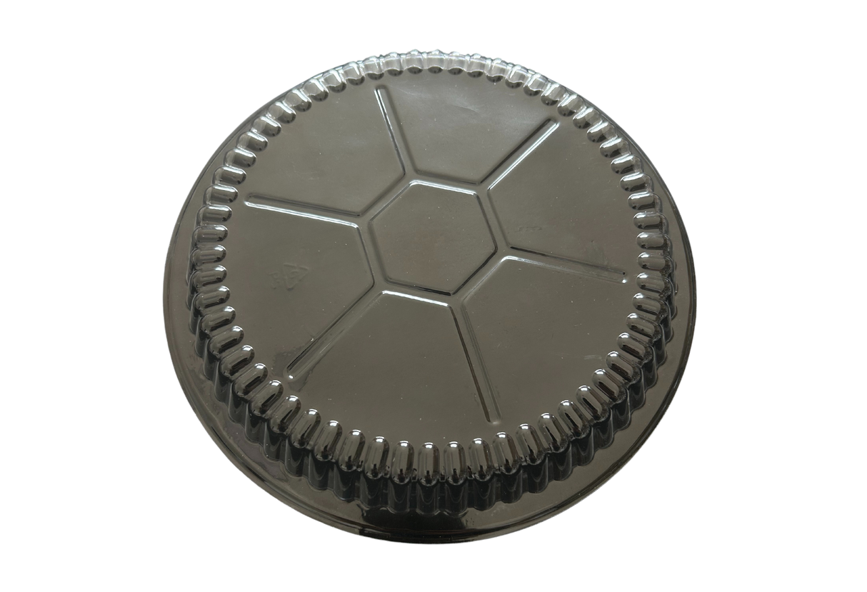 8" Clear Plastic Dome Lids - 500/case
