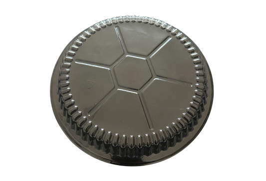 8" Clear Plastic Dome Lids - 500/case