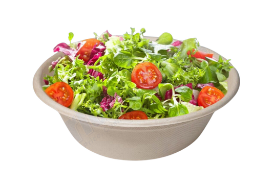 24 oz, 7.9' x 2' Round Pulp Container - 500pcs