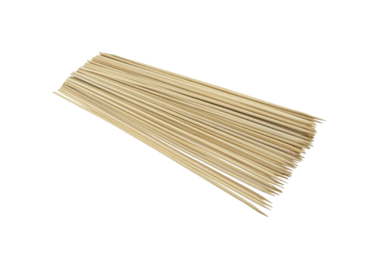 6" Bamboo Skewers - 100 pcs x 96/cs