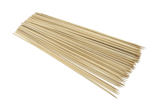 12" Bamboo Skewers - 100 pcs x 100/cs