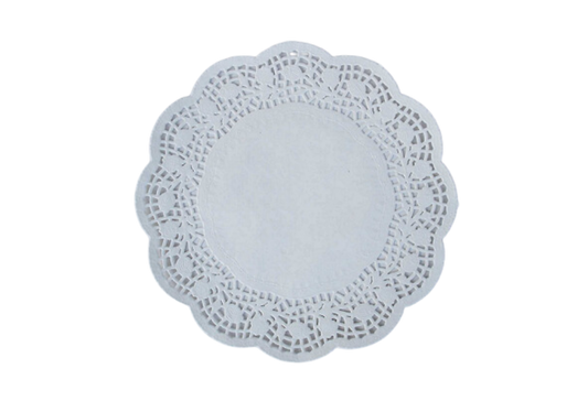 12" White Paper Doilies - 250 x 8 Bags/Box