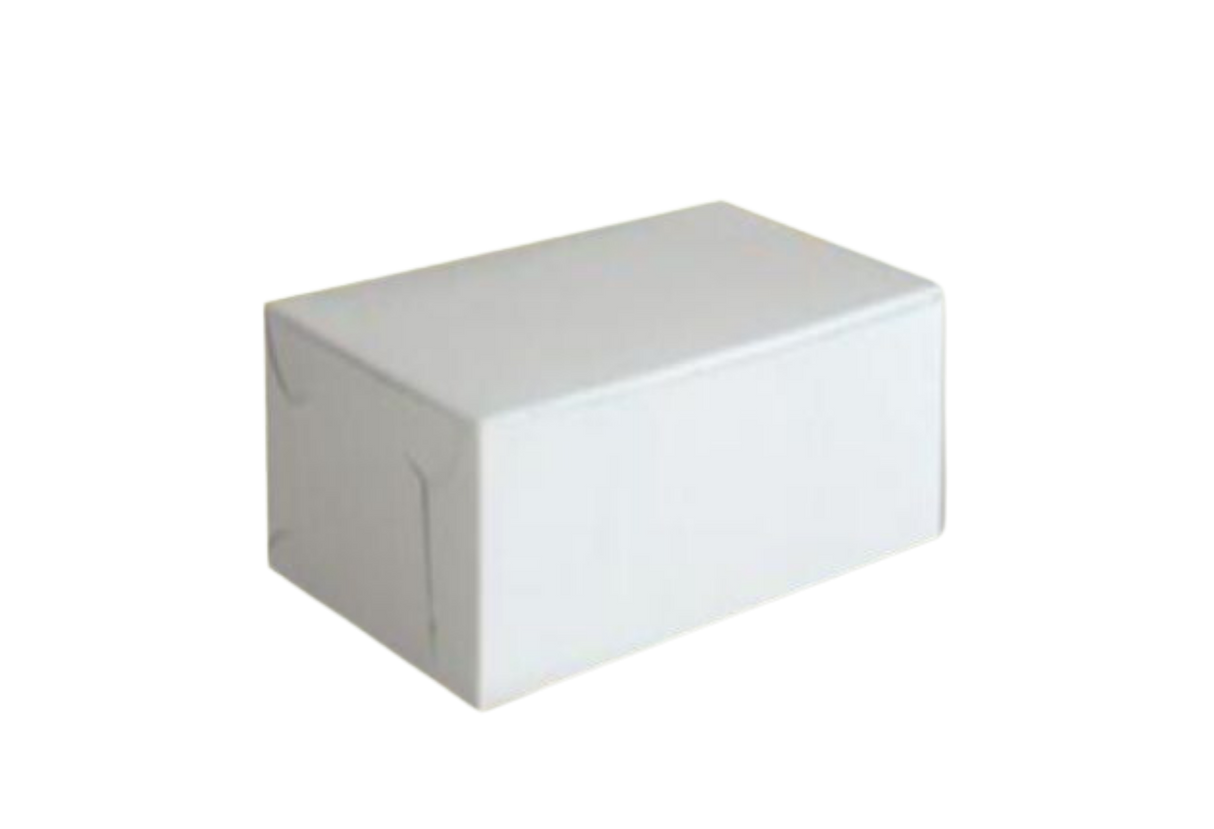 6.25 x 3.75 x 1.75 White Cake Box - 250 pcs