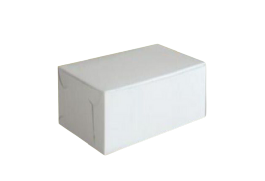 6.25 x 3.75 x 1.75 White Cake Box - 250 pcs