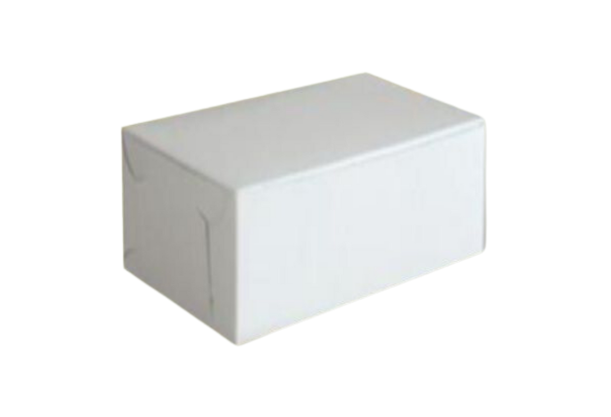 6" x 3.2" x 3" White Cake Box - 240/case