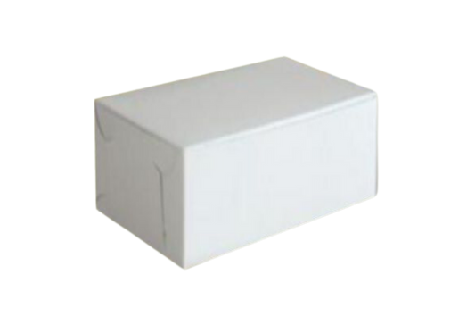 6" x 3.2" x 3" White Cake Box - 240/case